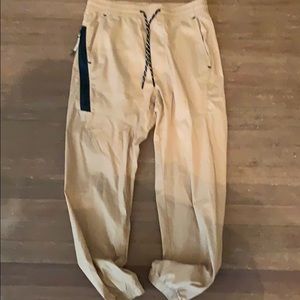 Khaki joggers